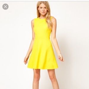 yellow dress ted baker